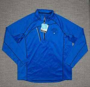 Sunice Alexander Pullover Jacket Mens XL Blue Long Sleeve 1/4 Zip